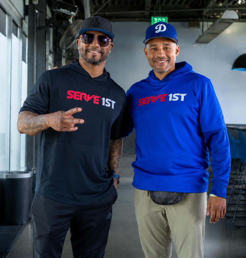 Terrance Tucker and DJ repping Serve 1st gear